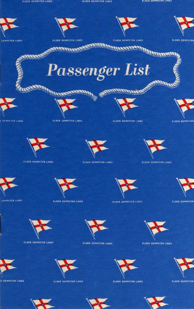 Passenger List - Aureol