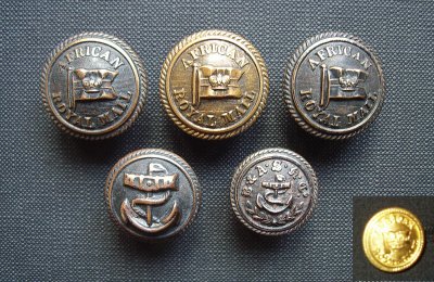 Elder Dempster buttons