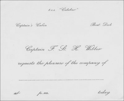 passenger invitation