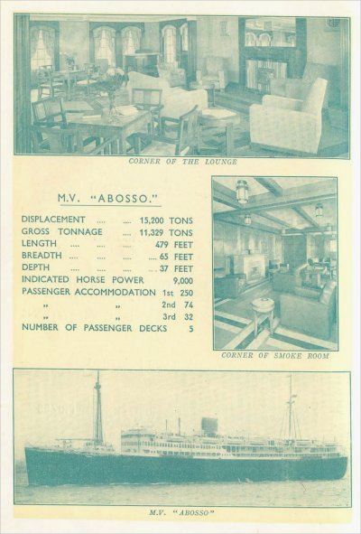 Passenger List - Abosso