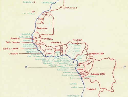 West Africa map