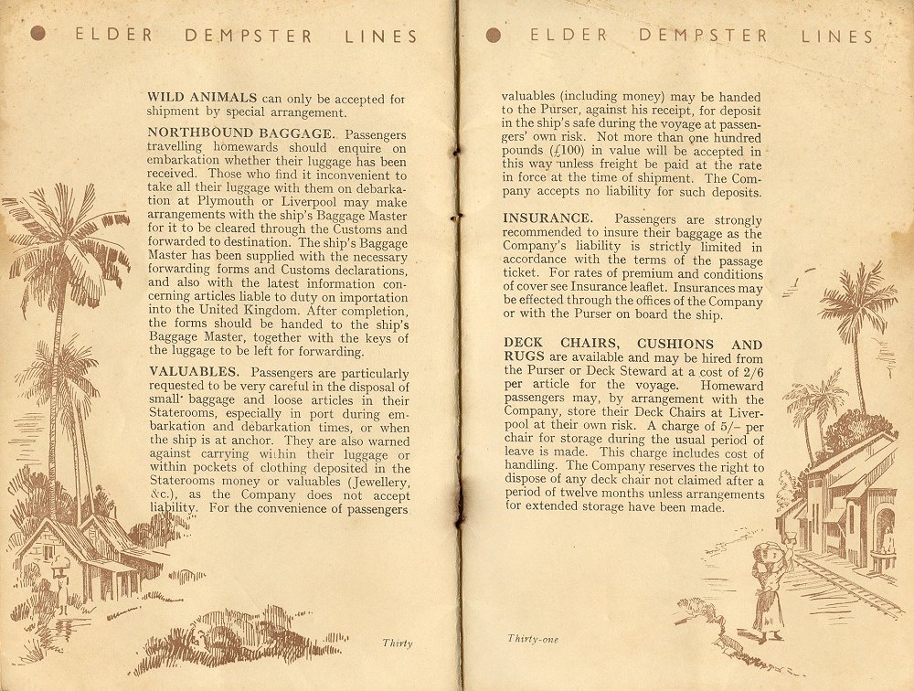 passenger brochure pages