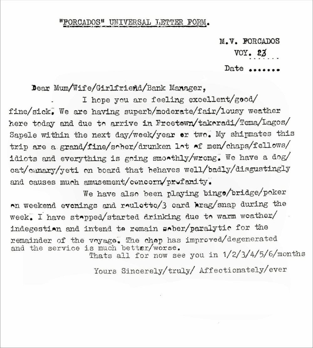 Universal Letter Form