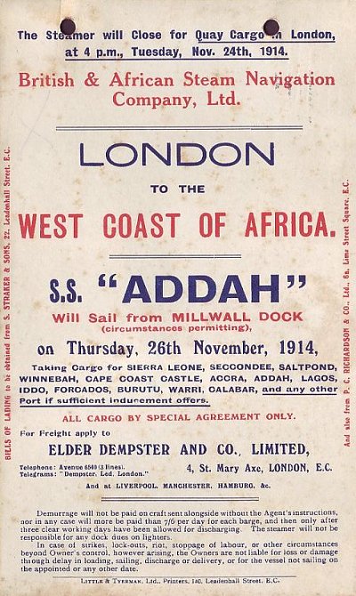 Elder Dempster - Addah