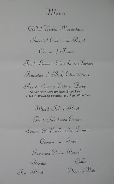Aureol menu